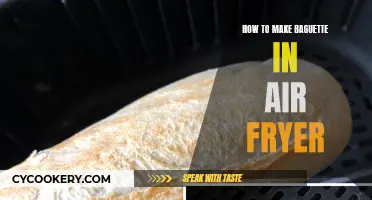 Air-Fryer Baguettes: A Quick, Crispy, and Easy Recipe