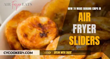 Air-Fryer Banana Chips: A Crunchy Slider Topper