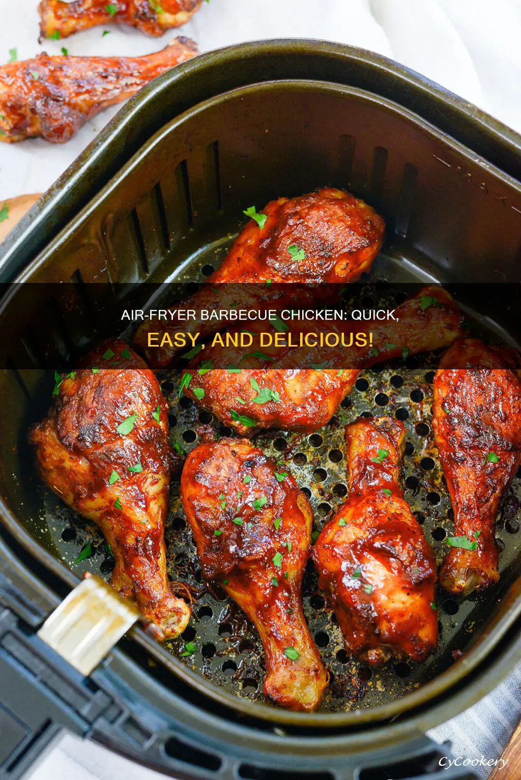 how to make barbecue chicken in the air fryer