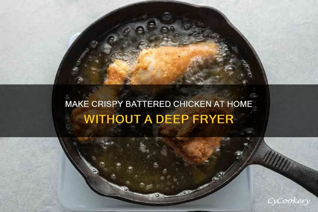 how to make battered chicken without a deep fryer