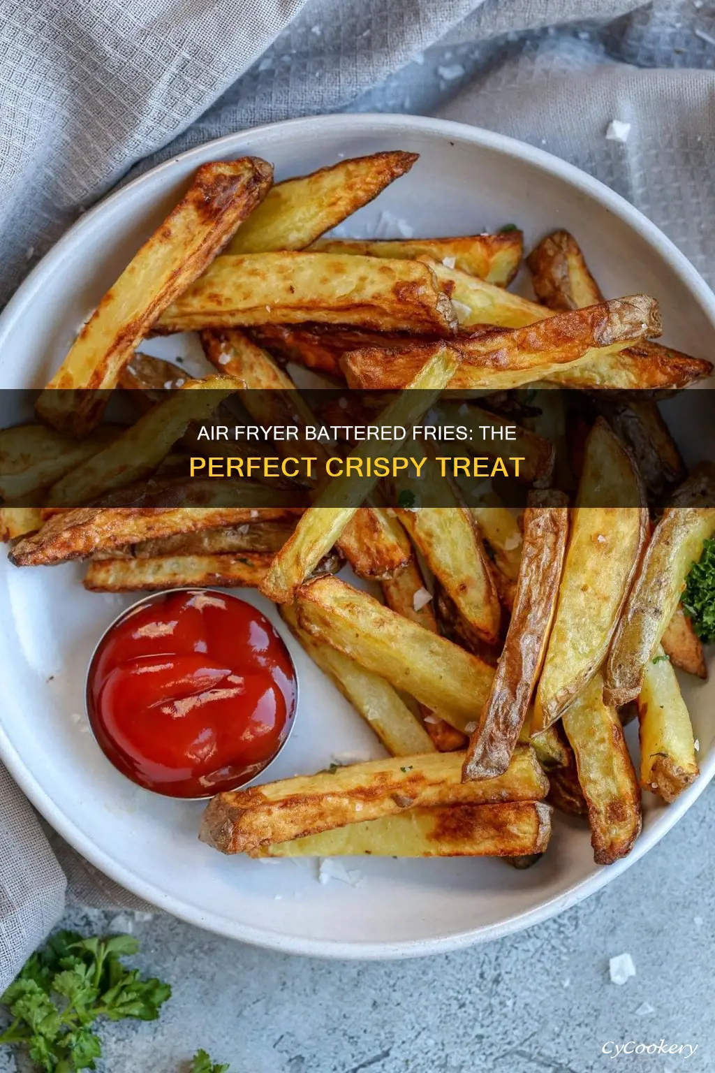 how to make battered fries in air fryer