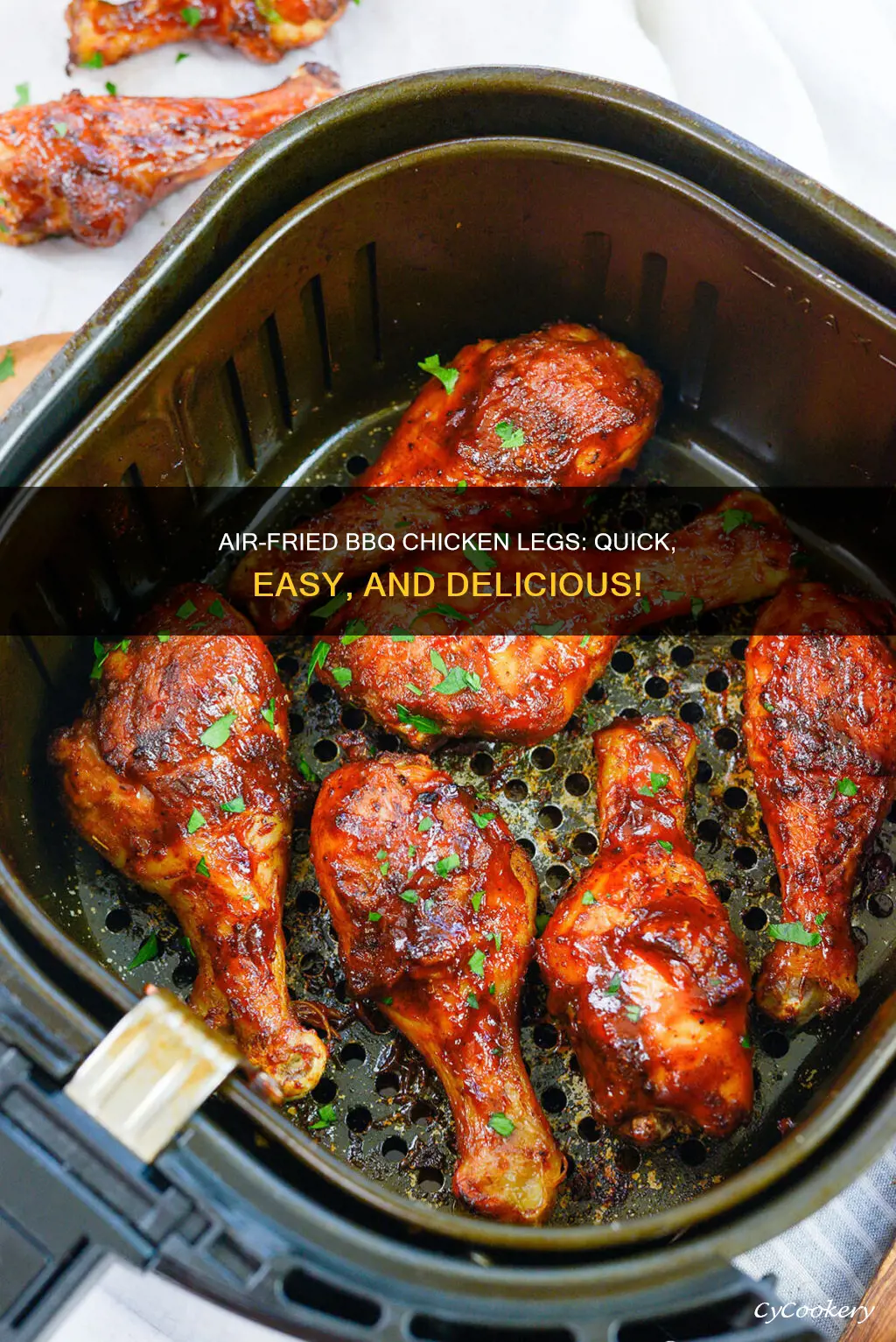 how to make bbq chicken legs in air fryer