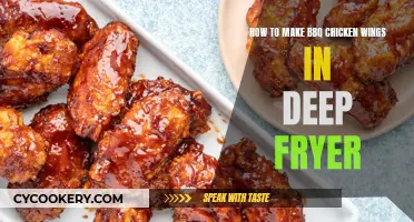 Deep-Frying BBQ Chicken Wings: A Tasty, Quick Treat