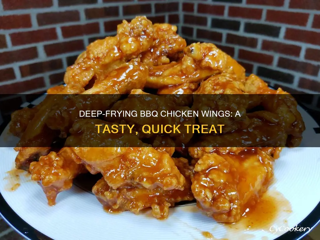 how to make bbq chicken wings in deep fryer