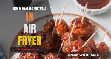 Air-Fryer BBQ Meatballs: Quick, Easy, and Delicious