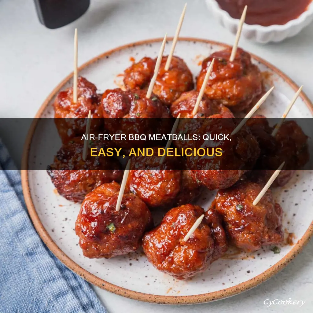 how to make bbq meatballs in air fryer