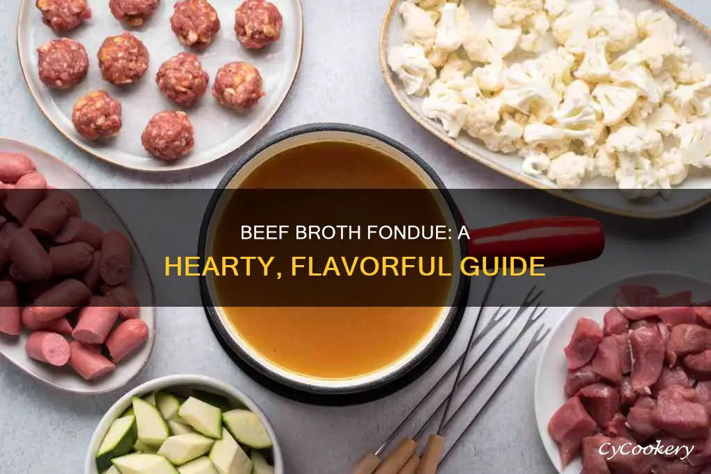 how to make beef broth fondue