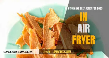 Beef Jerky for Dogs: Air Fryer Style