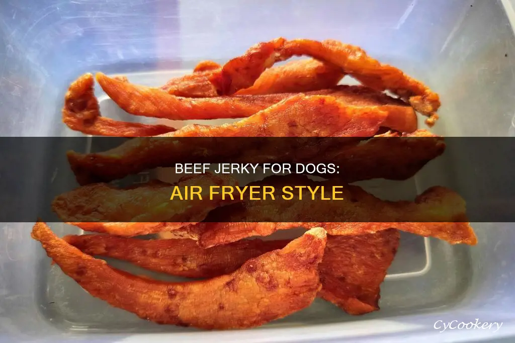 how to make beef jerky for dogs in air fryer