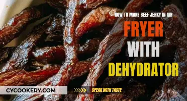 Air Fryer Beef Jerky: Dehydrator Method