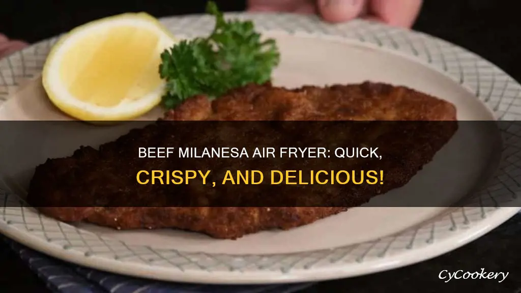 how to make beef milanesa in air fryer