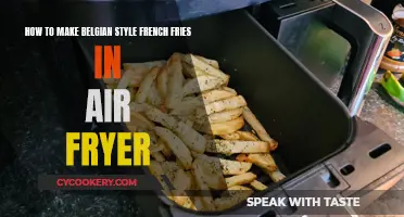 Air-Fryer Belgian-Style French Fries: A Step-by-Step Guide