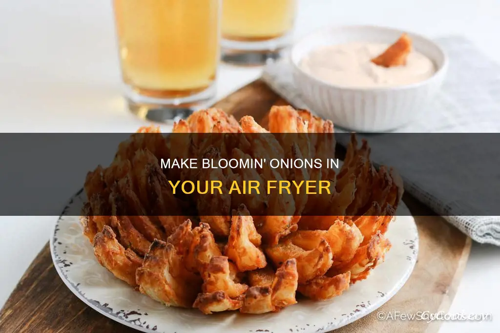 how to make bloomin onion in foodi air fryer