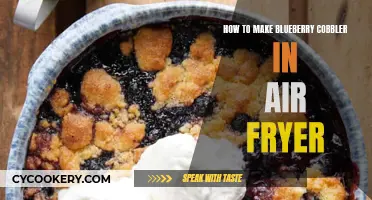 Blueberry Cobbler: Air Fryer Magic in 15 Minutes