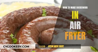 Air-Fried Boerewors: A Quick, Tasty South African Treat