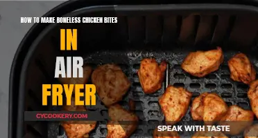 Air Fryer Boneless Chicken Bites: Quick, Easy, and Delicious!