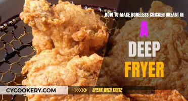 Deep-Frying Boneless Chicken Breasts: A Quick, Crispy Treat