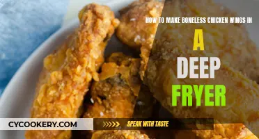 Deep-Frying Boneless Chicken Wings: A Tasty, Quick Treat