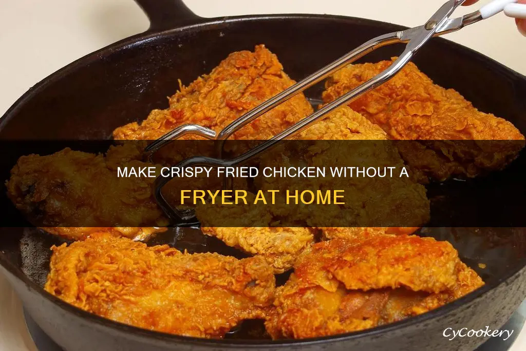 how to make boneless fried chicken without a fryer