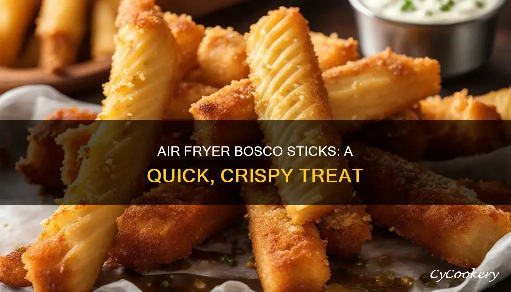 how to make bosco sticks in air fryer