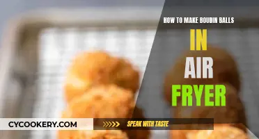 Air-Fried Boudin Balls: A Tasty, Quick Treat