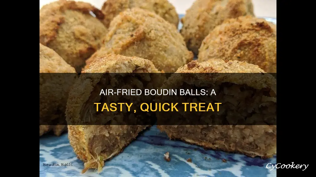 how to make boudin balls in air fryer