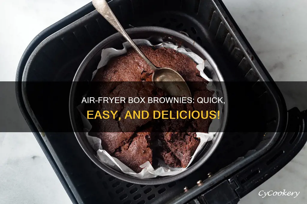 how to make box brownies in air fryer