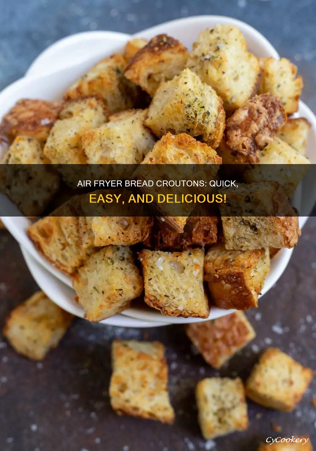 how to make bread croutons in air fryer