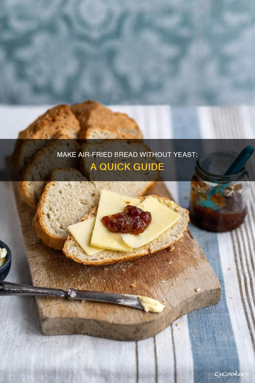 how to make bread in air fryer without yeast