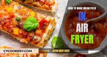 Air-Fried Bread Pizza: A Quick, Crispy Treat