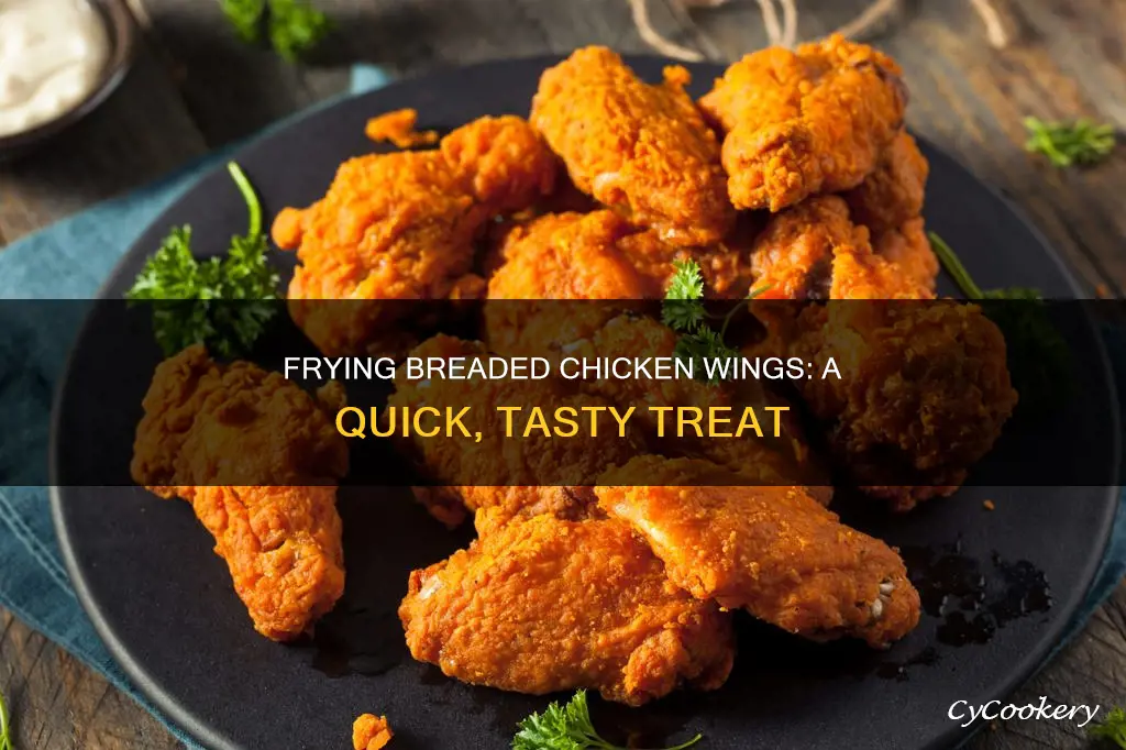 how to make breaded chicken wings in deep fryer