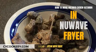 Crispy Breaded Chicken Gizzards in a Nuwave Fryer