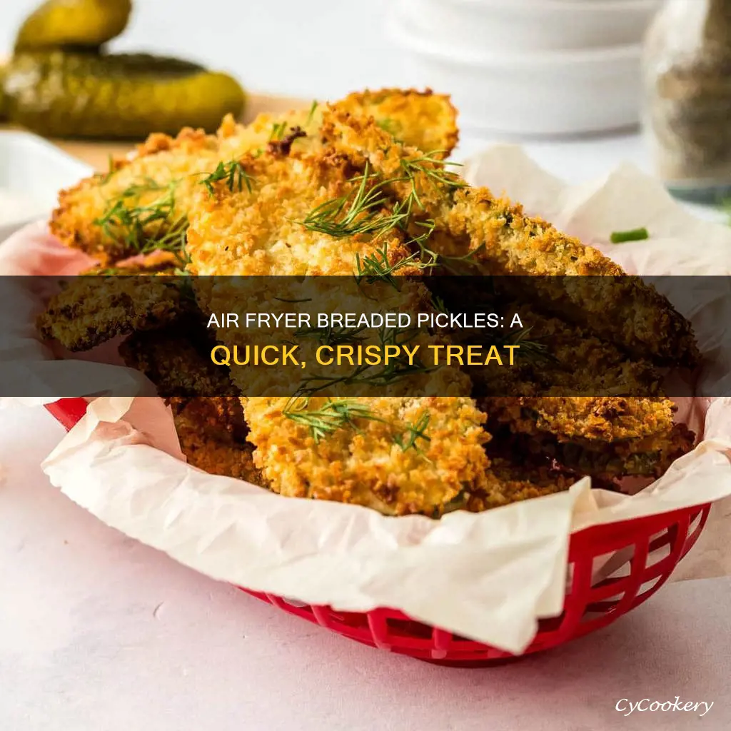 how to make breaded pickles in air fryer