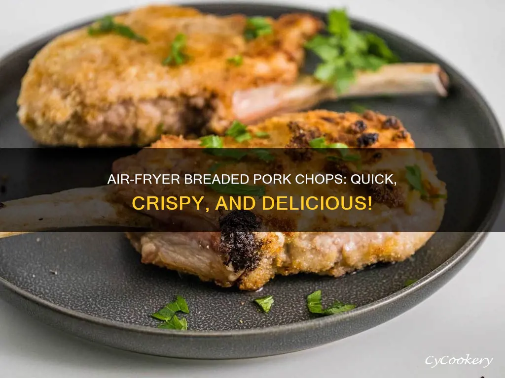 how to make breaded pork chops in an air fryer