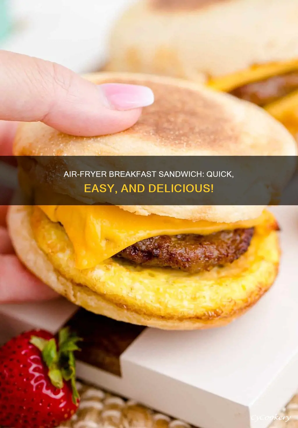 how to make breakfast sandwich in air fryer