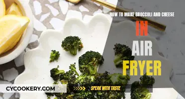 Air-Fried Broccoli and Cheese: Quick, Easy, and Delicious!