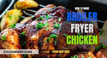 Broiler Fryer Chicken: Preparation Techniques for Succulent Meat