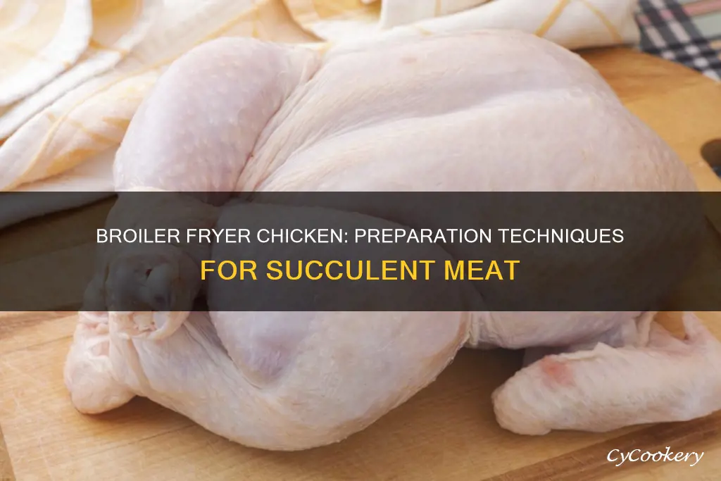 how to make broiler fryer chicken