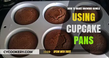 Creative Brownie Bowls: Easy Cupcake Pan Baking Hack