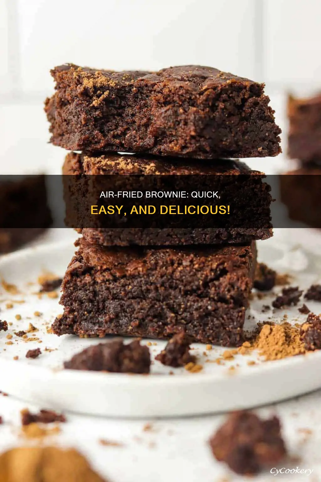 how to make brownie in air fryer