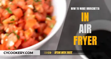 Air-Fryer Bruschetta: Quick, Easy, and Delicious!