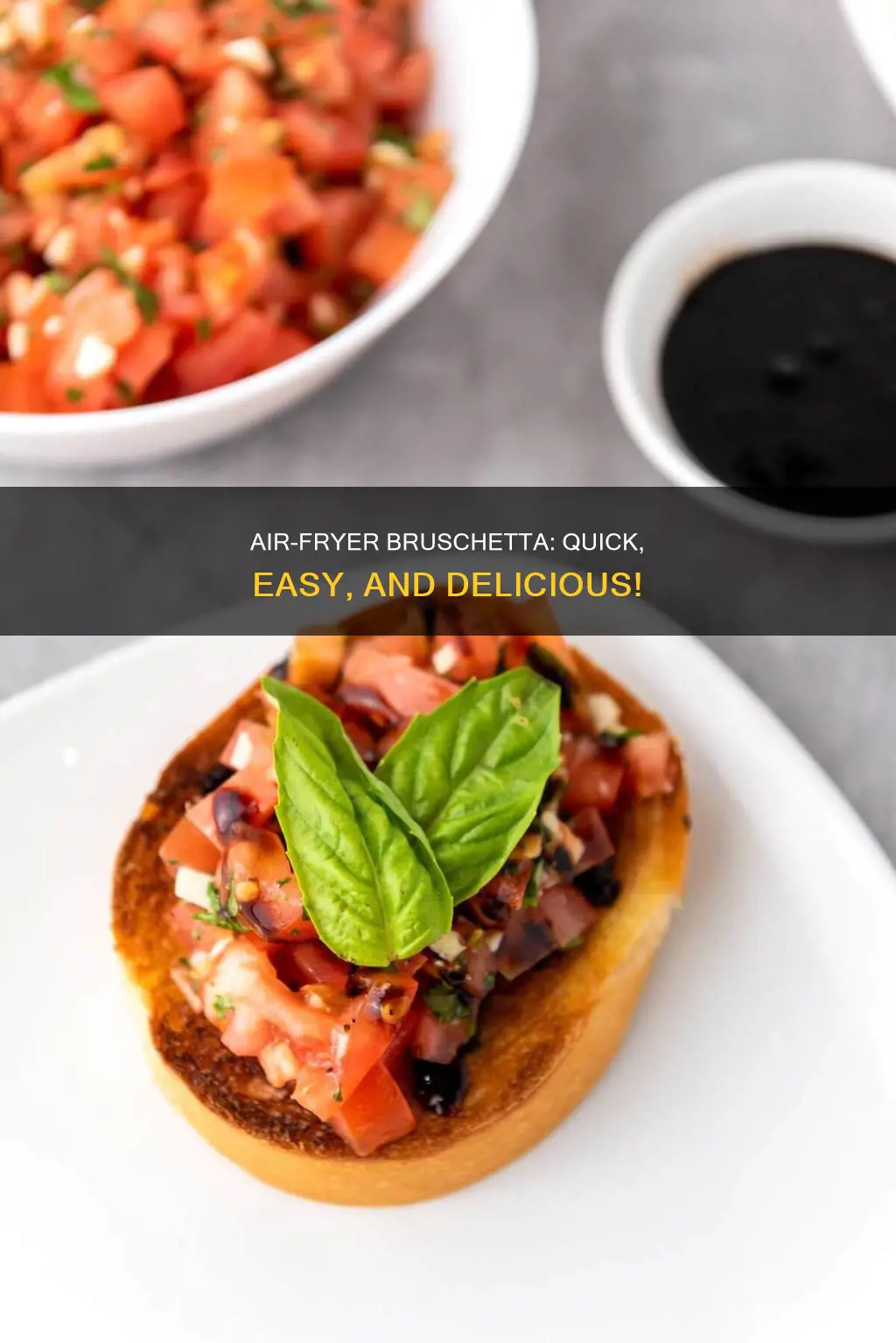 how to make bruschetta in air fryer