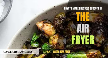 Air-Fried Brussels Sprouts: Quick, Easy, and Delicious!