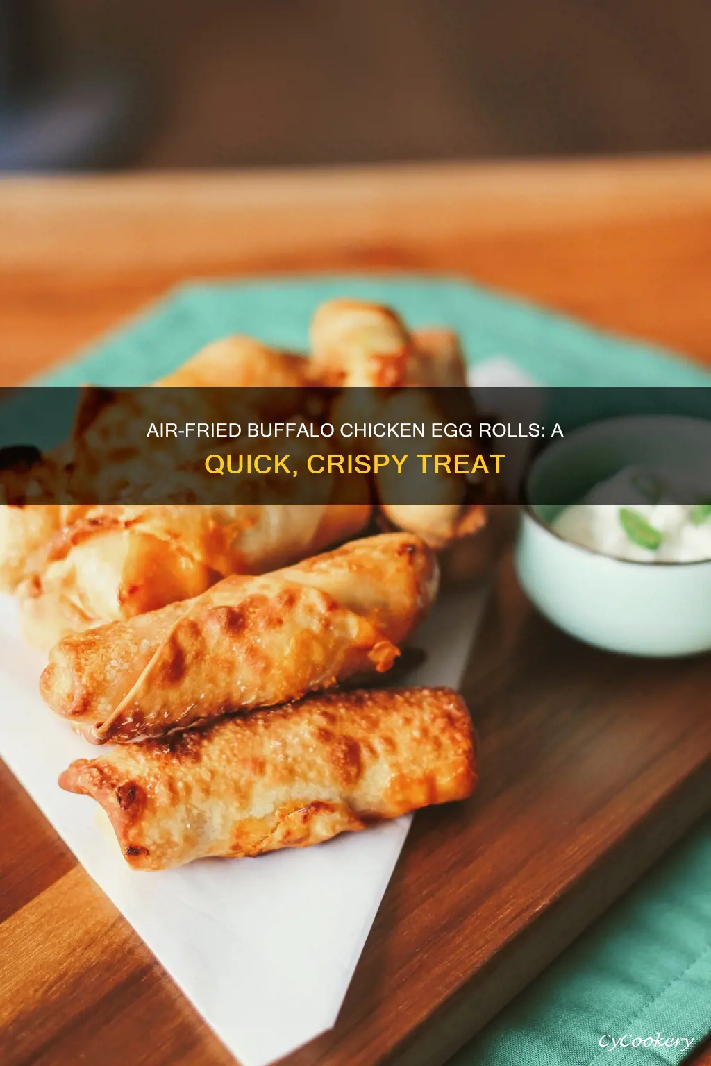 how to make buffalo chicken egg rolls in air fryer