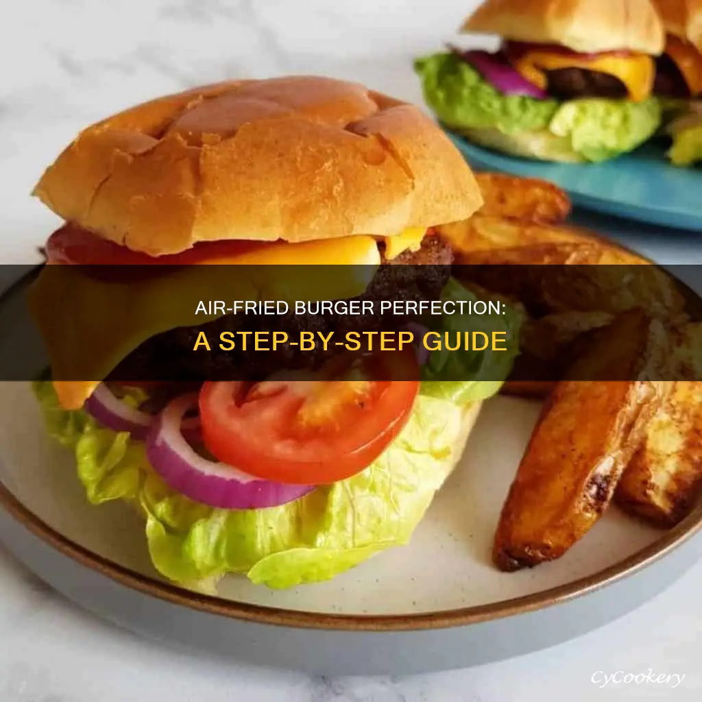 how to make burger in air fryer