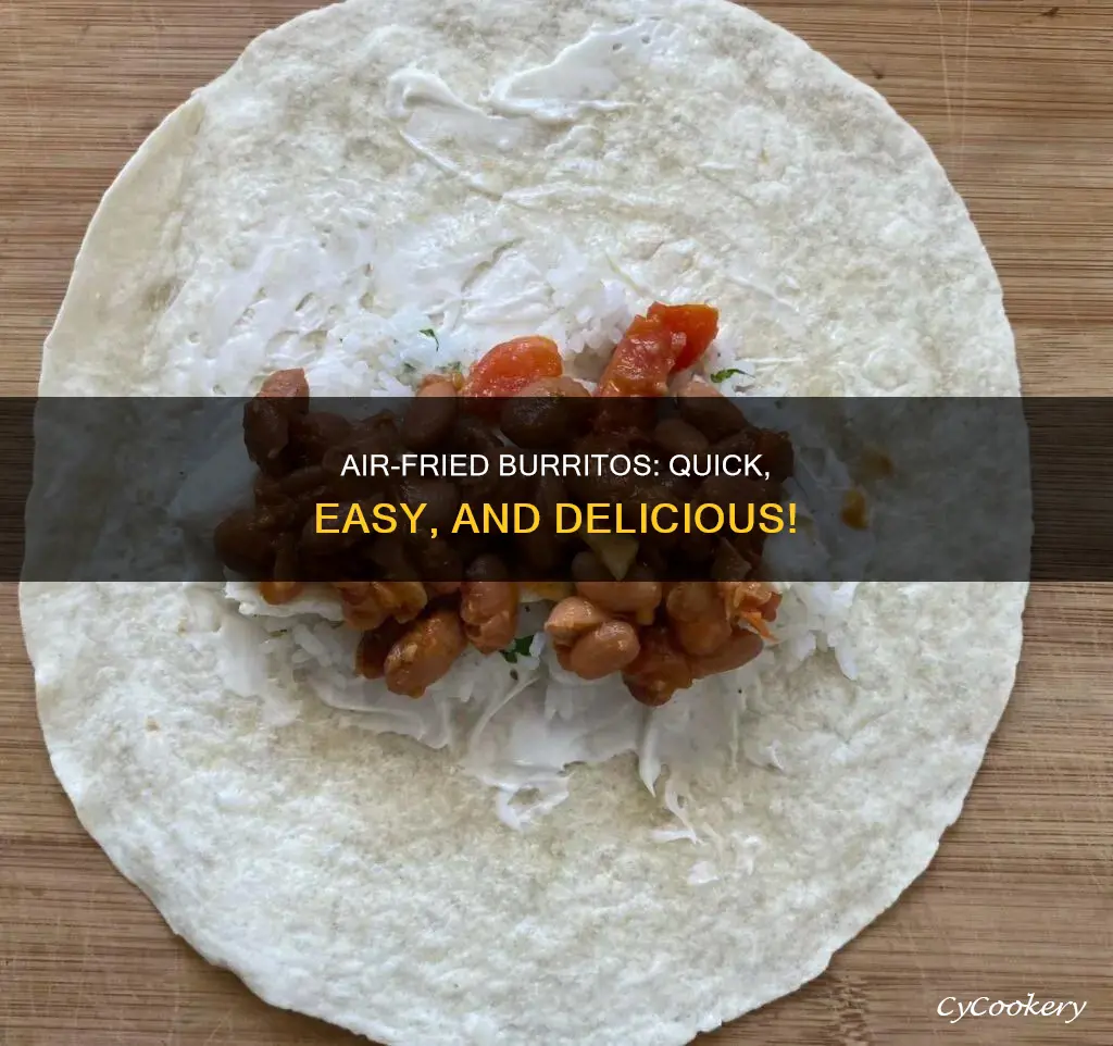 how to make burrito in air fryer