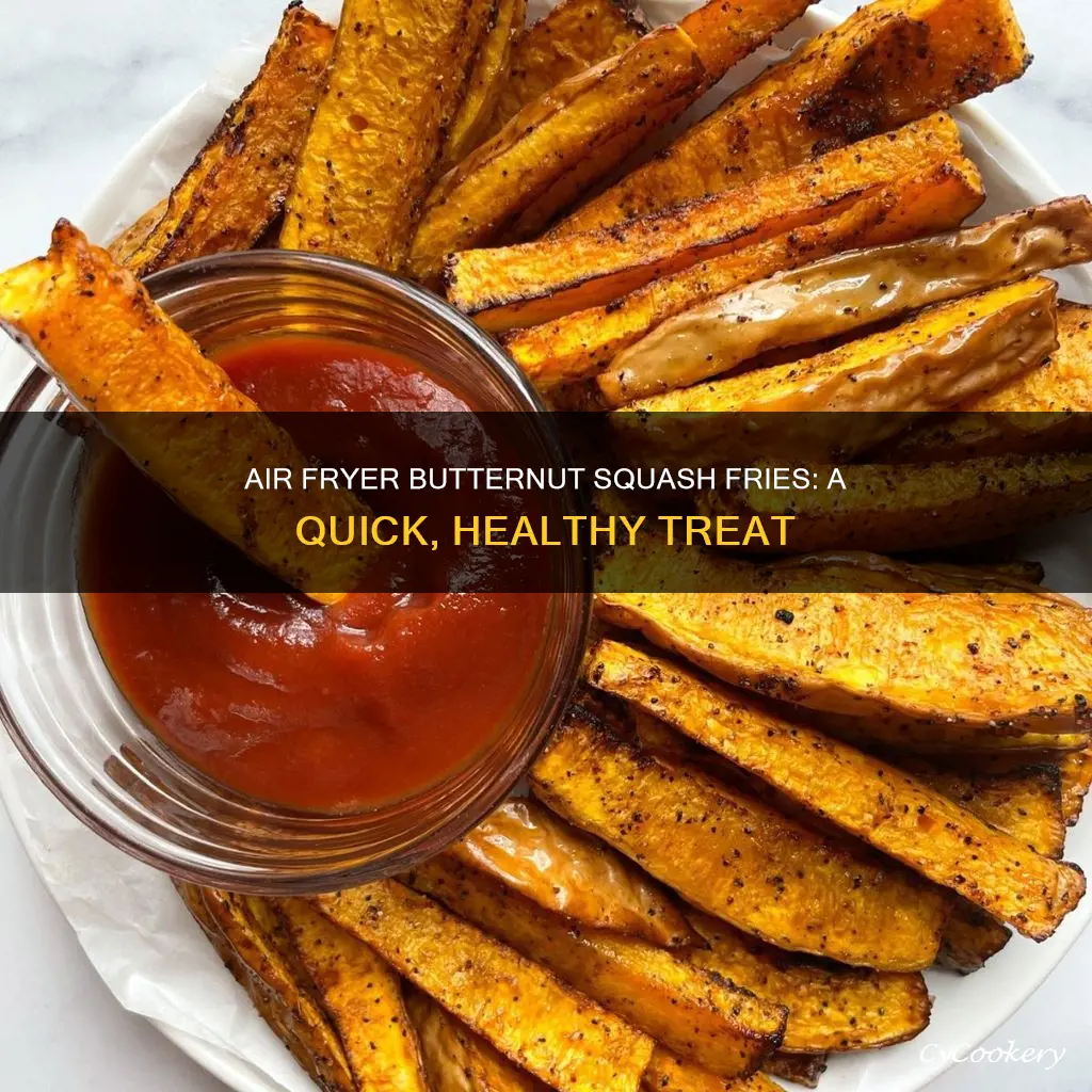 how to make butternut squash fries in an air fryer