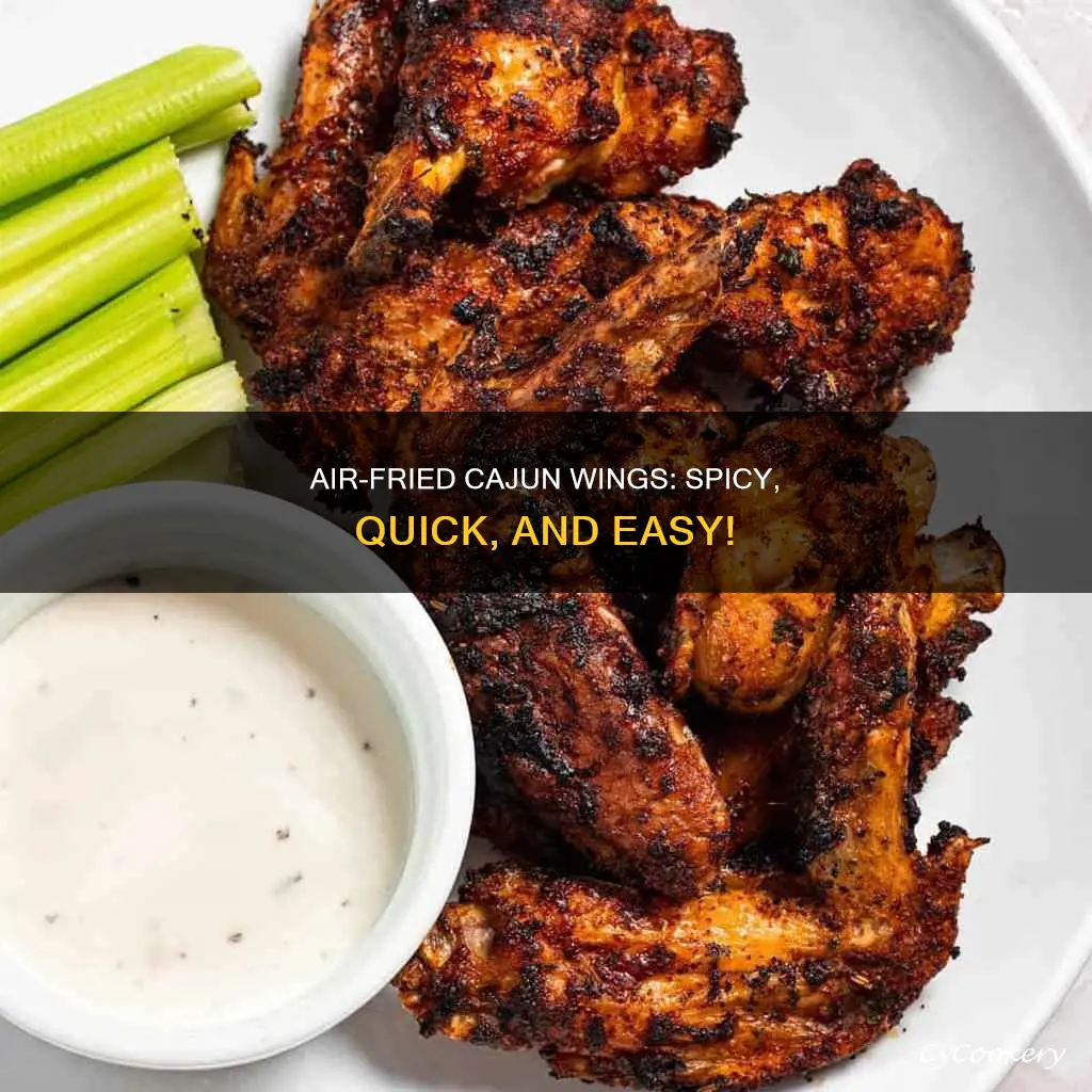 how to make cajun wings in an air fryer