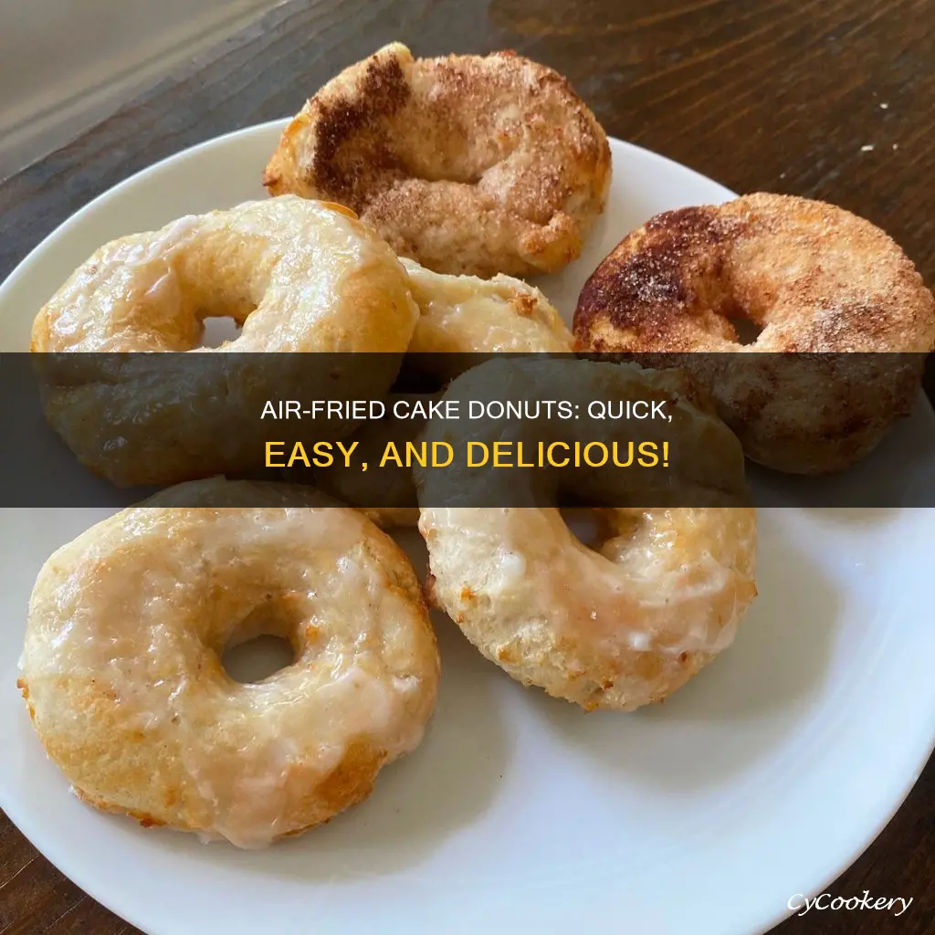 how to make cake donuts in air fryer