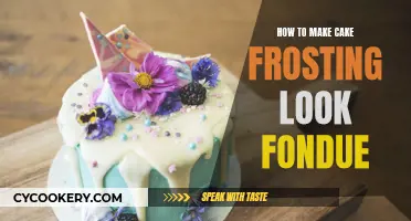 Creating Fondue-Like Cake Frosting: A Step-by-Step Guide